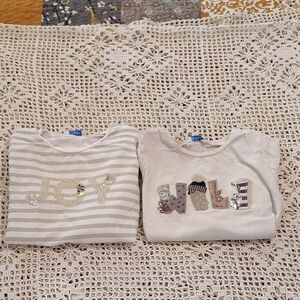 Mayoral Bundle Lot Tops Girls Size 5 & 6 Joy & Wild